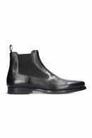 Genuine Leather Men Shoes Breathable Ankle Boots Dress Rome Pointed Toe Chelsea Boots Footwear