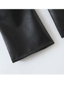 Straight Sexy V-Waist Pants Women Autumn Winter Streetwear Loose Casual Trousers Female