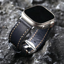 Handmade Leather Strap For Apple Watch Thickened