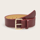 Simple Pin Buckle Leopard Belt Versatile Jeans Dress