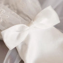 Wedding White Satin Lace Short Gloves Ladies Bride Accessories
