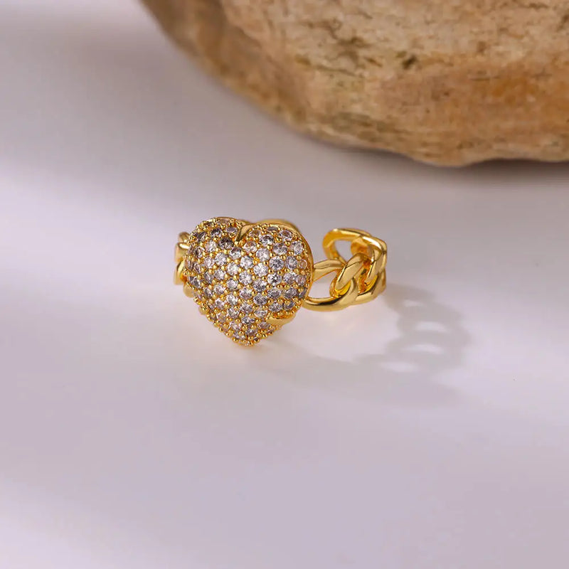 Rings For Women Open Female Ring Wedding Party Finger Jewelry Gift