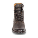 Western Ankle Men Boots Classical Genuine Leather Zipper Vintage Handmade Booties For Men