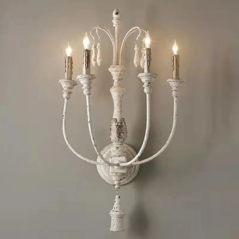 American Rural Wall Lamps Retro Wall Light Bedroom Bedside Lamp Staircase Lighting Fixture