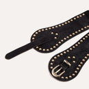 Belt Ladies Velvet Rivet Elastic Wide Waistband Waist Seal Coat Dress Decoration Corset Belts for Women