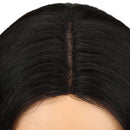Close-up of a wig with a mannequin head on a white background, Obroi