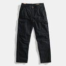 Pants Classic Straight Fit Relaxed Cargo Trousers for Men Multi-Pocket Outdoor Casual