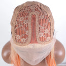 Lekker Clearance Ginger Highlight 613 Blonde 100% Human Hair Wigs Short Straight Bob Middle Part Lace Front For Black Women Wig