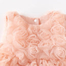 Summer Newborn Girls Clothes Cute Birthday Flowers Toddler Princess Kids Dress Baby Dresses