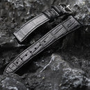 Handmade Old Vintage Bamboo Pattern Genuine Leather Bracelet Leather Ultra-thin Soft Men's Bracelet