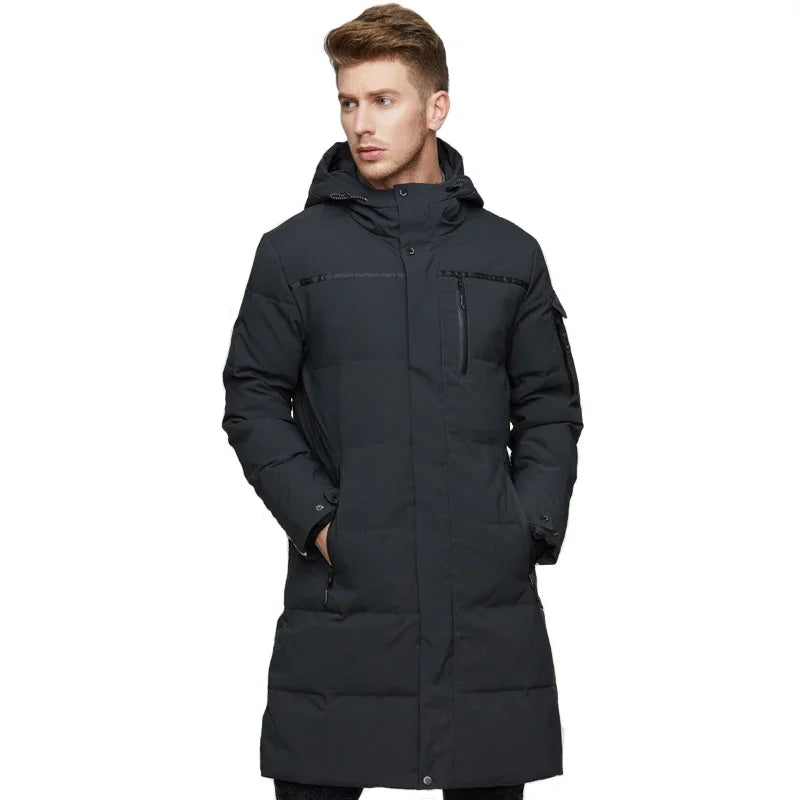 Men Thick Snow Coat Arrivals Men's Duck Down Thicken Warm Casual Down Jacket