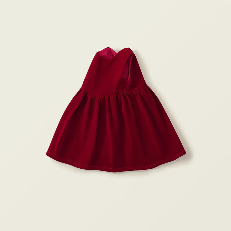 Autumn in Kids Baby Girls Velvet Simple Clothing children Dresses 2-3Y