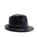 Genuine leather sun hat