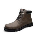 Genuine Leather Men's Ankle Boots Comfortable Shoes For Men Winter Autumn  Retro Footwear Snow Boots