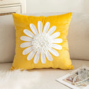 Velvet Floral Petals Cushion Cover Home Decoration For Sofa Couch Bed Living Room