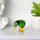 Crystal Bird Glass Art Statue Crystal Bird Decorative Glass Figurines Gift for Home Decoration