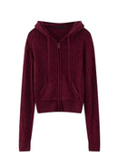 Vintage Women Solid Knit Cardigans Autumn Hooded Sweaters Female Chic Pocket Tops