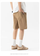 Summer Track Cargo Shorts Men Casual Lightweight Quick Dry Beach Short Pant