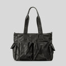 Capacity Tote Bag Multiple Pockets Women Handbags Luxury Soft Leather Shoulder Purses