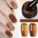 Flow Light White Cat Magnetic Gel Nail Polish Ultra Shine Soak Off UV Gel Mirror Glass Cat Magnet Gel