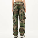 Camouflage Tactical Pants Men Loose Casual Pants Streetwear Hip Hop Cargo Pants Trousers