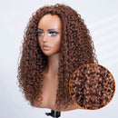 Brown Human Hair Wigs With Drawstring Glueless Wear And Go Wigs Curly Wigs Human Hair Wigs
