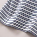 Women Stripes Breathable Tshirt Summer O-Neck Loose Casual Short Sleeve Tee for Female