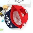 Baby Baseball Cap Spring Summer Patchwork Infant Girl Boy Visor Cap Soft Cotton Cartoon Letter Newborn Sun Hat