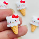 Mini Cartoon Animal Kitten Resin Scrapbook Diy Jewellery Hairpin Accessories Decorate Making