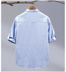 Shirts Men Summer Linen Light and Thin Loose Casual Shirt Men Clothing