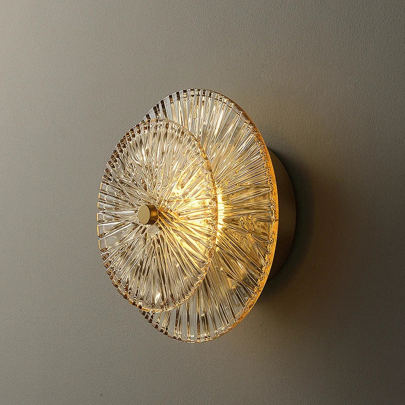 Home Decor For Living Room Background Wall Lamp Bedroom Light Fixtures Luxury Glass Corridor