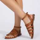 Elegant Women Strappy Sandals with Ankle Wrap Perfect for Chic