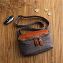 Genuine Leather Shoulder Bag For Men Small Messenger Crossbody Bag Male