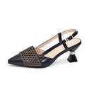 Shoes and Bag Match for Women Luxury Elegant Pointed Toe Rhinestone Bag Set for Women Italy