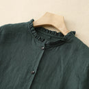 Spring Autumn Cotton Vintage Dresses For Women Casual Elegant Dress