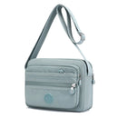 Woman's Shoulder Bag Multilayer Solid Zipper Crossbody Bags for Women Simple Female Messenger Flaps