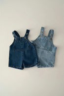 Baby Denim Suspender Pants Summer Baby Boy's Jumpsuit Girl's Strap Pant Casual Strap Kids Shorts