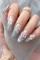 60pcs Shell/Starfish/Fish Tail/Conch/Coconut Tree Nail Charms 12grids Cute Ocean Beach Nail Charms Resin Nail