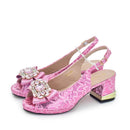 Shoe and Bag Set for Party in Women Ladies Shoe and Bag Set Latest Designers Rhinestone Elegant Shoes