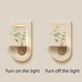Entrance Decoration Wall Lamp Plant Ornaments Hanging Painting High-end Living Room Mural Light