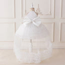 Sequin Baby Party Girl Dresses Toddler Trailing Birthday Princess Dress