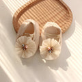 Baby Girl Bow Flower Pearl First Walkers Sweet Newborn Infant Gift Shoes Girls Princess Toddler Shoes