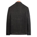 Men's Handsome with Version Slim Jacket Casual Trend Woolen Coat Thick Winter