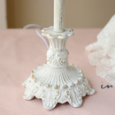 Nordic Lace Fabric Table Lamps Princess Girl Led Stand Desk Light Decor Bedroom Bedside Lamp Lighting Fixtures