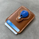 Genuine Leather Money Clip Wallet Card Holder Metal Men Slim Bills Cash Clips Clamp
