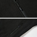 Fleece Jacket Men Autumn Winter Fleece Coat Fashion Casual Solid Color Hooded Jackets Male