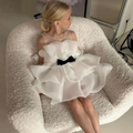 Baby Girl Princess Ruffled Dress Wedding Party Pageant Birthday Clothes