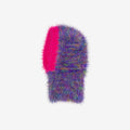 Mink Fur Women Winter Hat Knitted Hooded Caps Outdoor Warm One-Piece Neck Collar Beanies Cap
