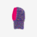 Mink Fur Women Winter Hat Knitted Hooded Caps Outdoor Warm One-Piece Neck Collar Beanies Cap