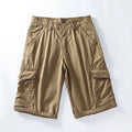 Men Summer Cotton Cargo Shorts Mens Classic Casual Tactical Shorts Pants